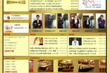 【织梦模板】金融投资理财类通用网站织梦模板 - 逸尤格