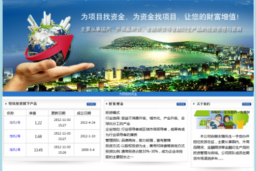 【织梦模板】金融投资管理类网站织梦模板 - 逸尤格