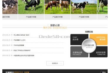 【织梦模板】家政搬家服务行业网站织梦模板(带手机端) - 逸尤格