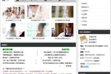 【织梦模板】婚礼拍摄电影摄影工作室织梦模板 - 逸尤格
