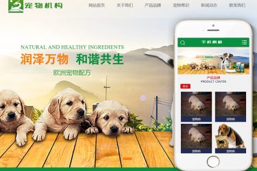 【织梦模板】宠物动物机构类网站织梦模板(带手机端) - 逸尤格