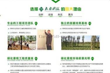 【织梦模板】营销型绿色市政园林绿化类网站织梦模板(带手机端) - 逸尤格