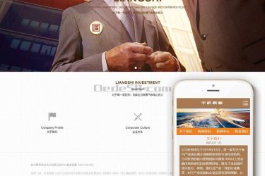 【织梦模板】金融股权投资类网站织梦模板(带手机端) - 逸尤格