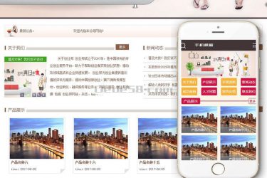 【织梦模板】清洁洁净服务公司类网站织梦模板(带手机端) - 逸尤格