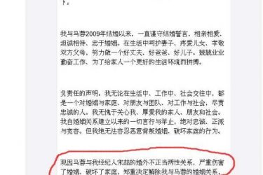 王宝强离婚 凌晨宣布离婚妻子马蓉出轨经纪人宋喆 - 逸尤格