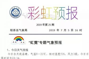 国内首家彩虹预报 彩虹也可以像天气预报一样提前预知了 - 逸尤格