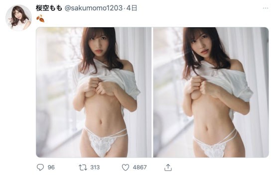 桜空もも(樱空桃,Sakura-Momo)作品IPX-812封面及内容欣赏 - 逸尤格